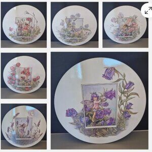 JASON NEW ZEALAND FLOWER FAIRIES VINTAGE ROUND PLACEMATS SET OF 6